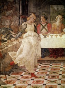 Salome tańcząca w Święto Heroda, fragment cyklu fresku Żywoty SS. Stefan i Jan Chrzciciel z kaplicy głównej, 1452-64 (zob. też 87055)