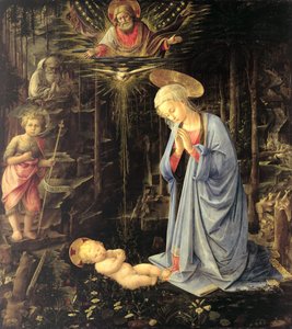 Adoracja w lesie, 1459