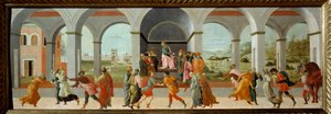 Trzy sceny z historii Wirginii W roku 449 pne Appius Klaudiusz, decemwir za czasów Republiki Rzymskiej, twierdzi, że Virginia (Verginia) jest córką centuriona Wirginiusza (Verginius), w którym jest zakochany, podobnie jak jego niewolnik. Nadużywa swojej mo autorstwa Fra Filippo Lippi