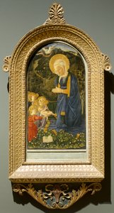 Dziewica z Dzieciątkiem z Aniołami, ok. 1930 1460. autorstwa Fra Filippo Lippi