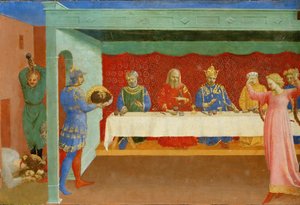 Święto Heroda i ścięcie św. Jana Chrzciciela, ok. 1430 autorstwa Fra Giovanni Angelico da Fiesole