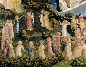 Szczegół Sądu Ostatecznego, ok. 1432. autorstwa Fra Giovanni Angelico da Fiesole