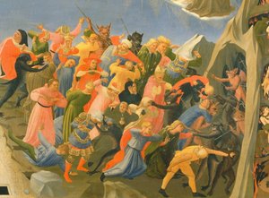 Szczegół Sądu Ostatecznego, ok. 1432. autorstwa Fra Giovanni Angelico da Fiesole