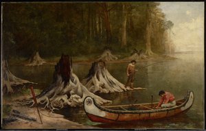 Relikty Puszczy Pierwotnej, Kanada, 1885 autorstwa Frances Anne Hopkins