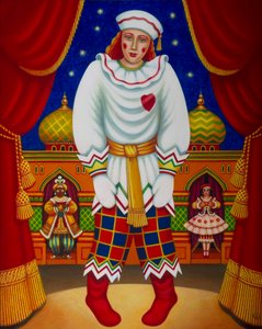 Pietruszka, 2011 (oleje i tempera na panelu)
