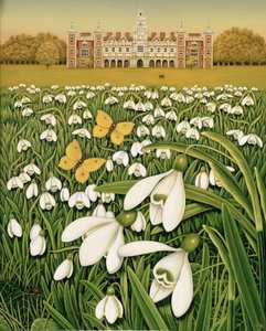 Dzień Przebiśniegów, Hatfield House, 1999 (olej i tempera na polu)