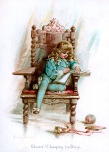 Edward VI, prowadzący Dziennik, 1897.