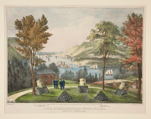 Hudson z West Point. Teren Akademii Wojskowej USA