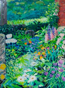 English Country Garden, 2018 (akryl na płótnie)