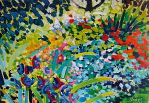 Hot Summer Border, 2015 (akryl na płótnie)