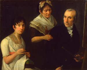 Rodzina malarza autorstwa Francesc Lacoma i Sans
