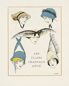 Les Clair Chapeaux dEte, wyd. 1914 (odbitka szablonowa)