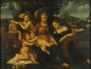 Heilige Familie mit der Heiligen Katharina