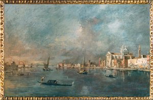 Vue de la Giudecca avec les Zattere - Widok na kanał Giudecca i Zattere ...