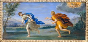 Apollon et Daphne - Apollo i Daphne ... autorstwa Francesco Albani