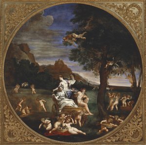 Żywioł Ziemi, 1625-28 autorstwa Francesco Albani