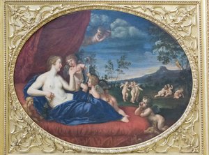 Wenus i Kupidyny autorstwa Francesco Albani