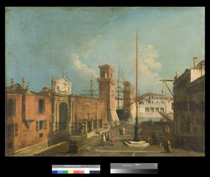Widok Campo i Porta Arsenale, 1742-50