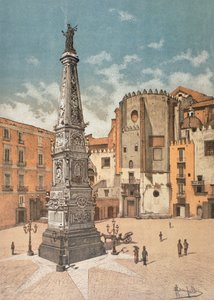 Plac San Domenico Maggiore w Neapolu