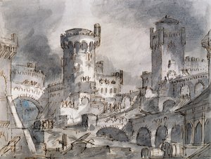 Scenografia Francesco Bagnara do pierwszej sceny baletu L