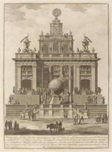 Miejsce rozkoszy z balonem na chińskie święto, 1785. autorstwa Francesco Barbazza