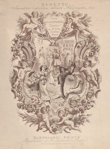 Reklama Memento, Wystawa Wynalazków, South Kensington, 1885, ca. 1885. autorstwa Francesco Bartolozzi