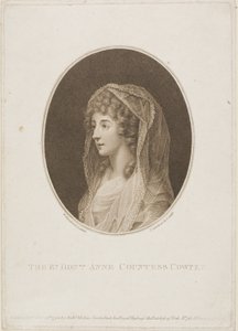 Anna Hrabina Cowper autorstwa Francesco Bartolozzi