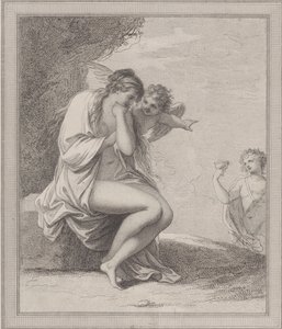 Ariadna, Kupidyn i Bachus, 1788. autorstwa Francesco Bartolozzi