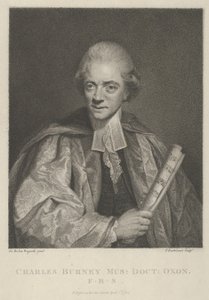 Charles Burney, 1 kwietnia 1784., 1 kwietnia 1784. autorstwa Francesco Bartolozzi