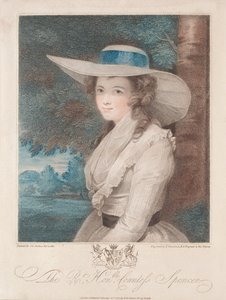 Hrabina Spencer, 1787. autorstwa Francesco Bartolozzi