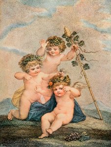 Amorki, XVIII w. autorstwa Francesco Bartolozzi