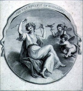 Projekt karty benefitów autorstwa Francesco Bartolozzi
