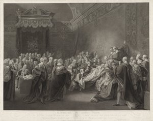 Dood van de Graaf van Chatham Śmierć hrabiego Chatham (tytuł na obiekcie) autorstwa Francesco Bartolozzi