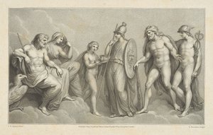 Herkules przedstawiony Jowiszowi i Junonie autorstwa Francesco Bartolozzi