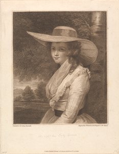 Lavinia, hrabina Spencer, wicehrabina Althorp autorstwa Francesco Bartolozzi