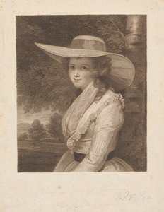 Lavinia Spencer (z domu Bingham), hrabina Spencer autorstwa Francesco Bartolozzi