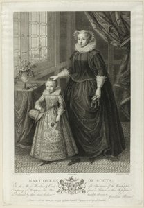 Maryja Królowa Szkotów autorstwa Francesco Bartolozzi