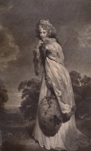 Panna Elżbieta Farren, później hrabina Derby, c1792 1894 autorstwa Francesco Bartolozzi