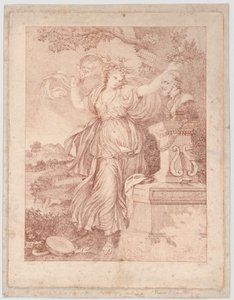 Pani Abington jako Thalia, 1783. autorstwa Francesco Bartolozzi