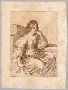 Portret damy autorstwa Francesco Bartolozzi