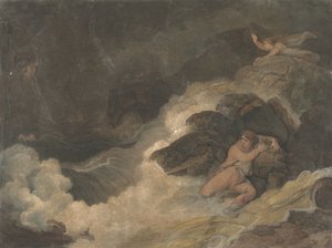 Brytyjscy poeci Szekspira Burza Macklina, 1798. autorstwa Francesco Bartolozzi