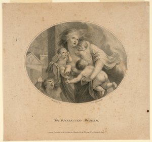 Zrozpaczona Matka autorstwa Francesco Bartolozzi