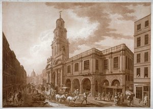 The Royal Exchange, City of London, 1788. autorstwa Francesco Bartolozzi