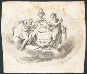 Karta handlowa, William Wilson autorstwa Francesco Bartolozzi