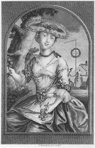 Młoda kobieta, ok. 1740-1810. autorstwa Francesco Bartolozzi
