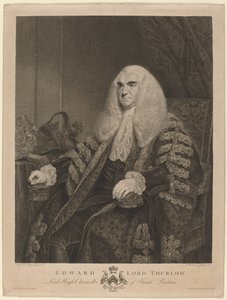 Edward, Lord Thurlow autorstwa Francesco Bartolozzi after Sir Joshua Reynolds