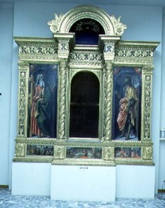 Tabernakulum Sakramentów, ok. 1484-6 (tempera na desce) (zob. także 94758-9) autorstwa Francesco Botticini