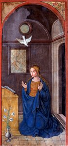 Zwiastowanie: Maryja (obraz, ok. 1549 r.) autorstwa Francesco Brea