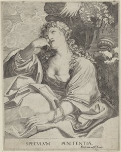 Maria Magdalena autorstwa Francesco Brizio (attributed to)
