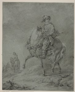 Jeźdźcy w krajobrazie autorstwa Francesco Casanova